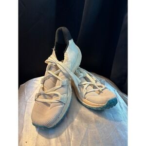 Holo Footwear Hermes Womens 10 Cream Tan Mesh Suede Sustainable Running Sneakers